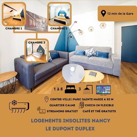Le Grand Dupont Du Parc Ste-Marie - Logements Insolites Нансі Екстер'єр фото